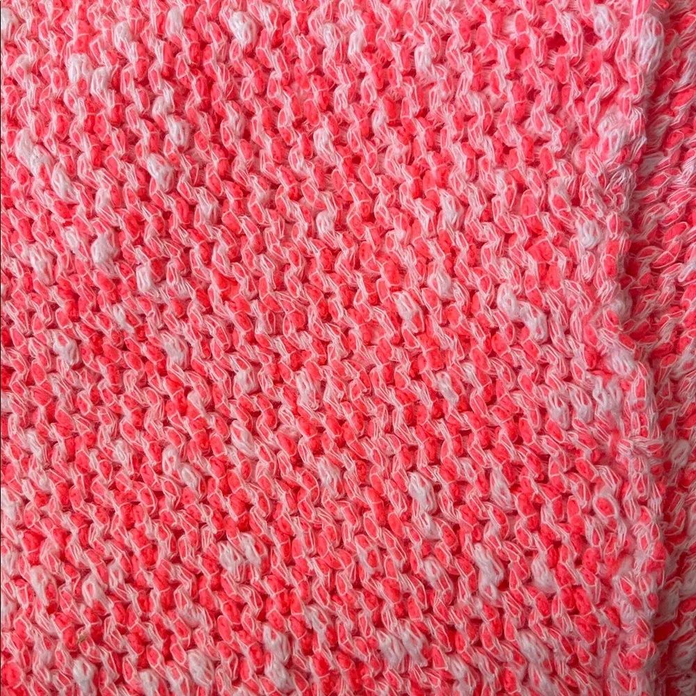 Free People Bright Lights Sweater Neon Flamingo - Picture 5 of 7